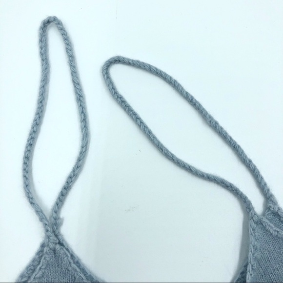 Mango Vintage 90s Angora Wool Cami Tank Top XS - Picture 4 of 6